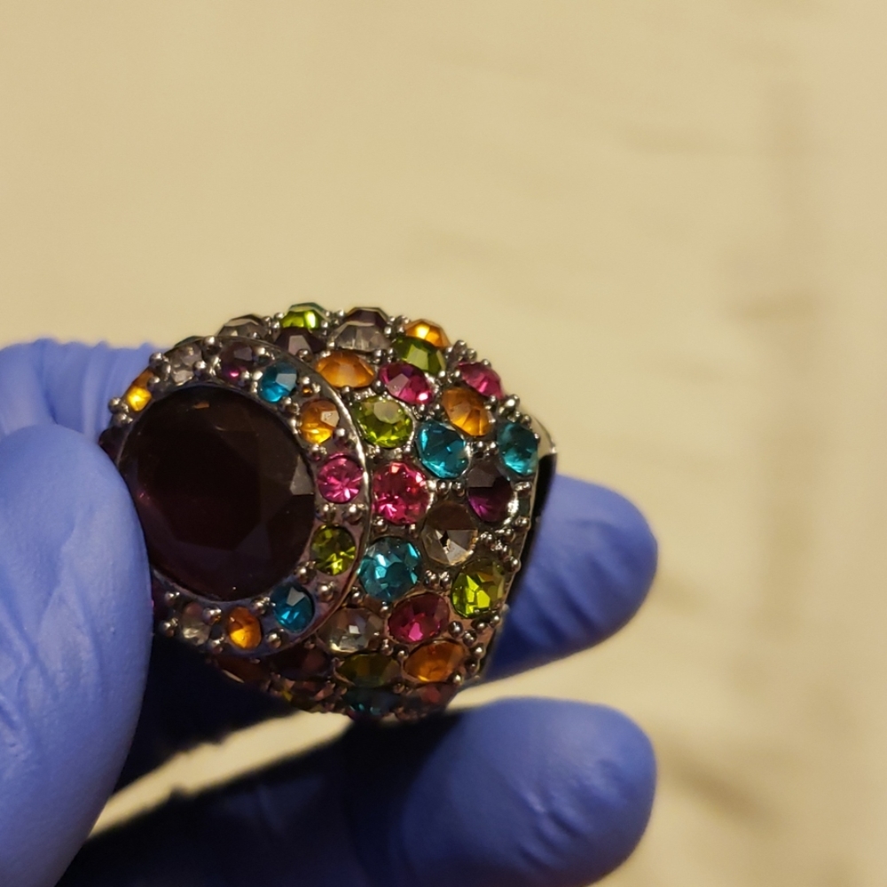 Purple & Multi Color Ring - Picture 7 of 12